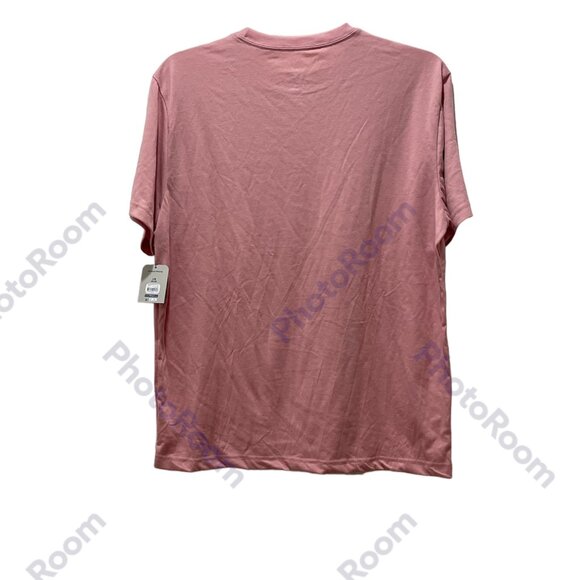 Men's Crew Neck Short Sleeve Tee, George L/G (42-44), Pink, NWT - Picture 4 of 7